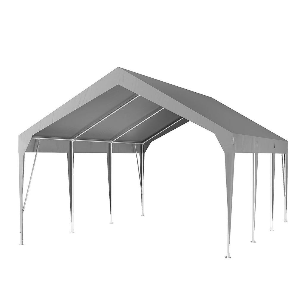 Durable Carport Roof Canopy with PE and Pipe Materials - Provides Reliable Shelter for Parked Vehicles, and Weather Resistance