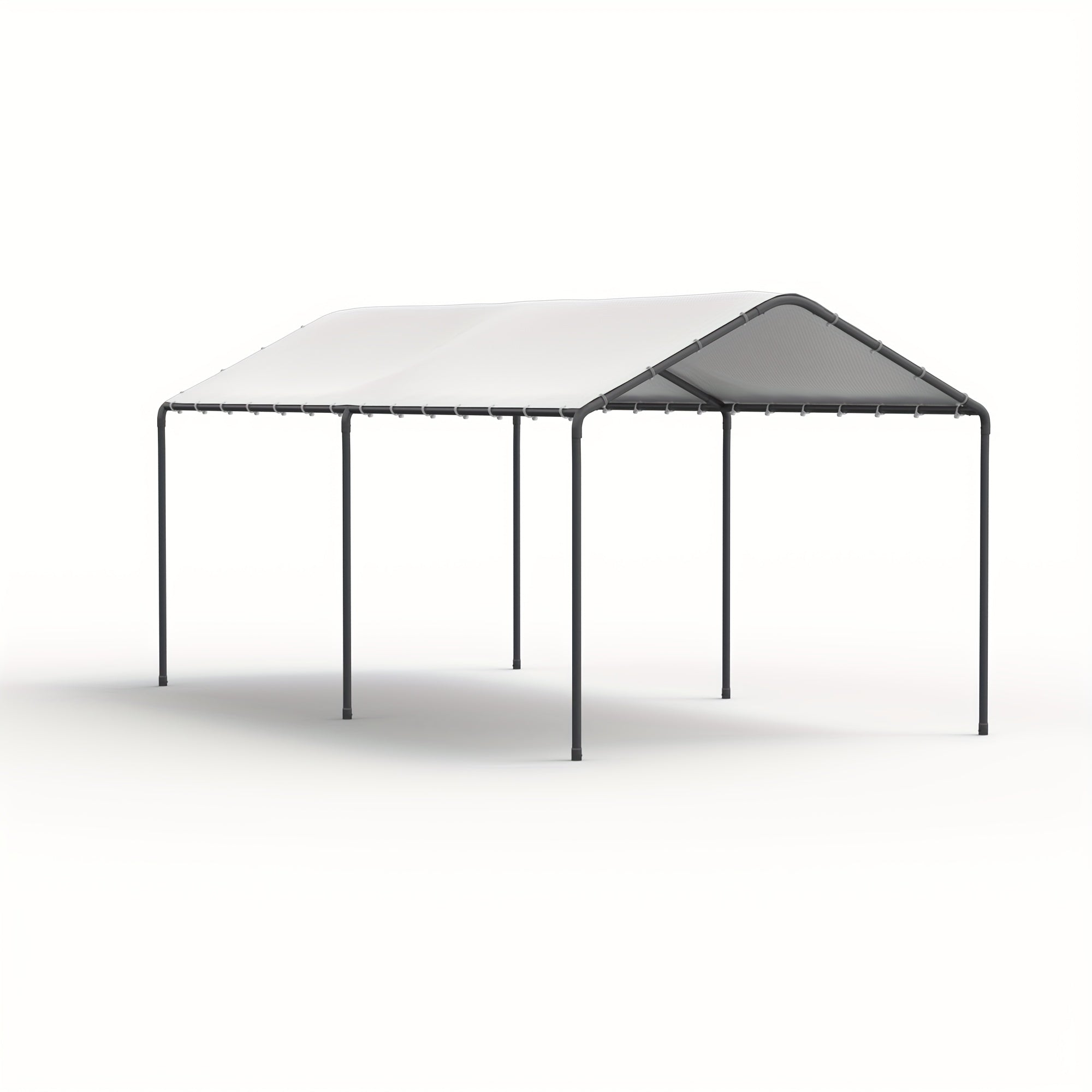 10x20 Carport Heavy Duty Portable Garage Shelter, UV-Resistant & Weatherproof Top Cover