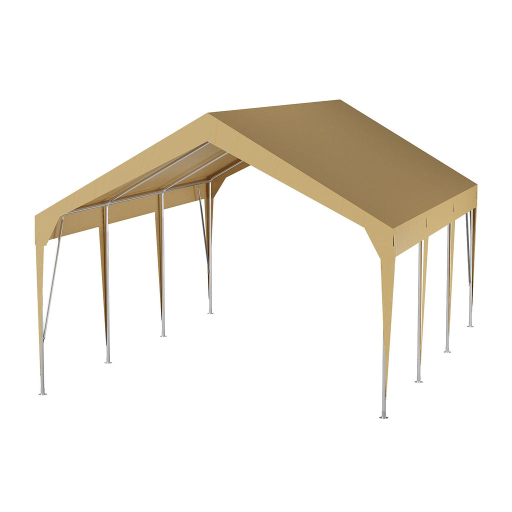 Durable Carport Roof Canopy with PE and Pipe Materials - Provides Reliable Shelter for Parked Vehicles, and Weather Resistance