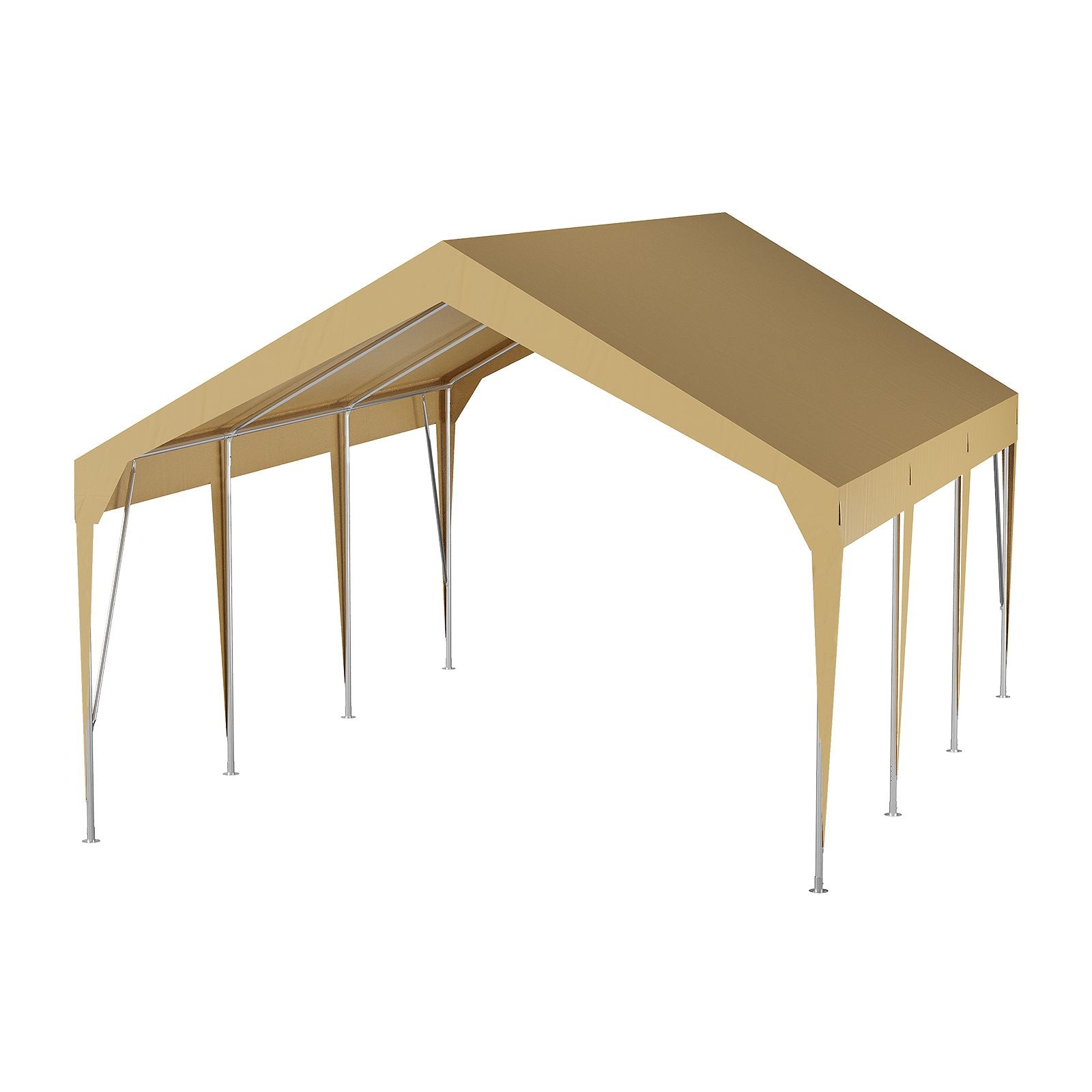 Durable Carport Roof Canopy with PE and Pipe Materials - Provides Reliable Shelter for Parked Vehicles, and Weather Resistance