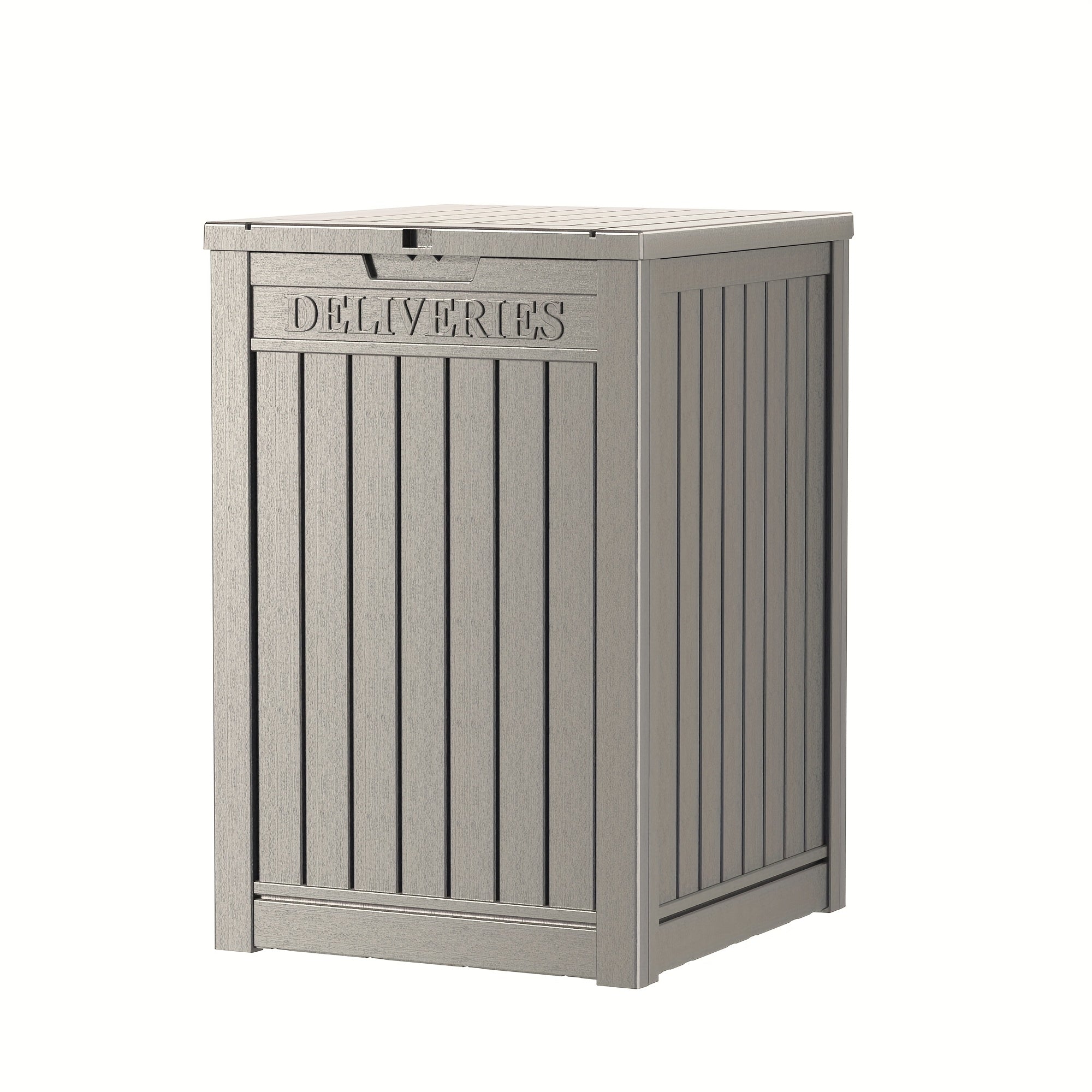 70 Gallon Heavy-Duty Resin Storage Bench Deck Box - All-Weather Outdoor Patio Furniture