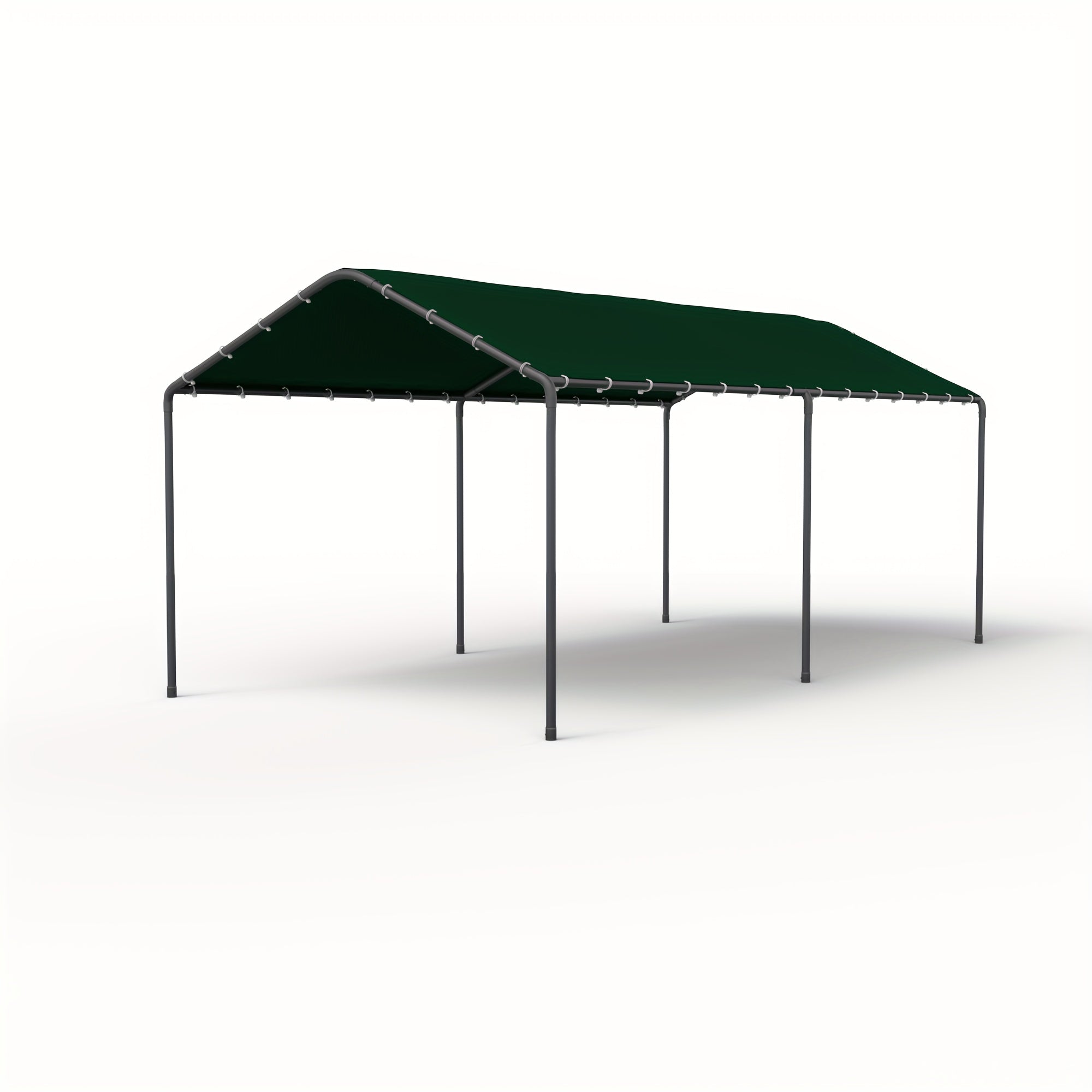 10x20 Carport Heavy Duty Portable Garage Shelter, UV-Resistant & Weatherproof Top Cover