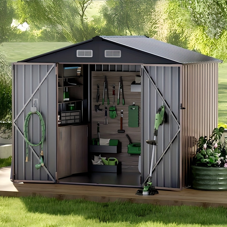 [Metal Storage Shed] Size options below